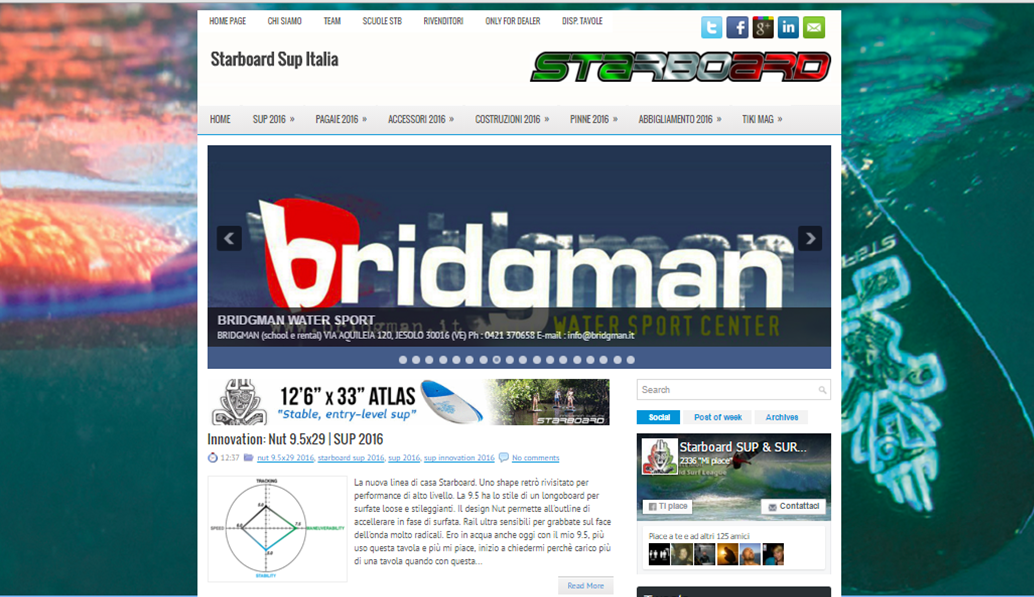 Starboard SUP Italian Blog