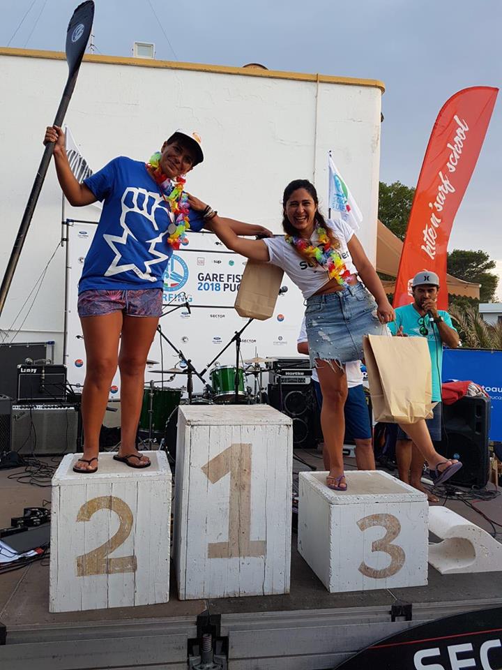 3oceani bic battle 2018 podio femminile promozionale sup gonfiabile