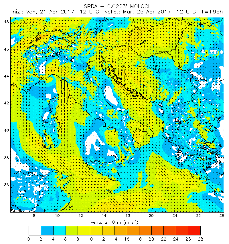 windsurf vento sud