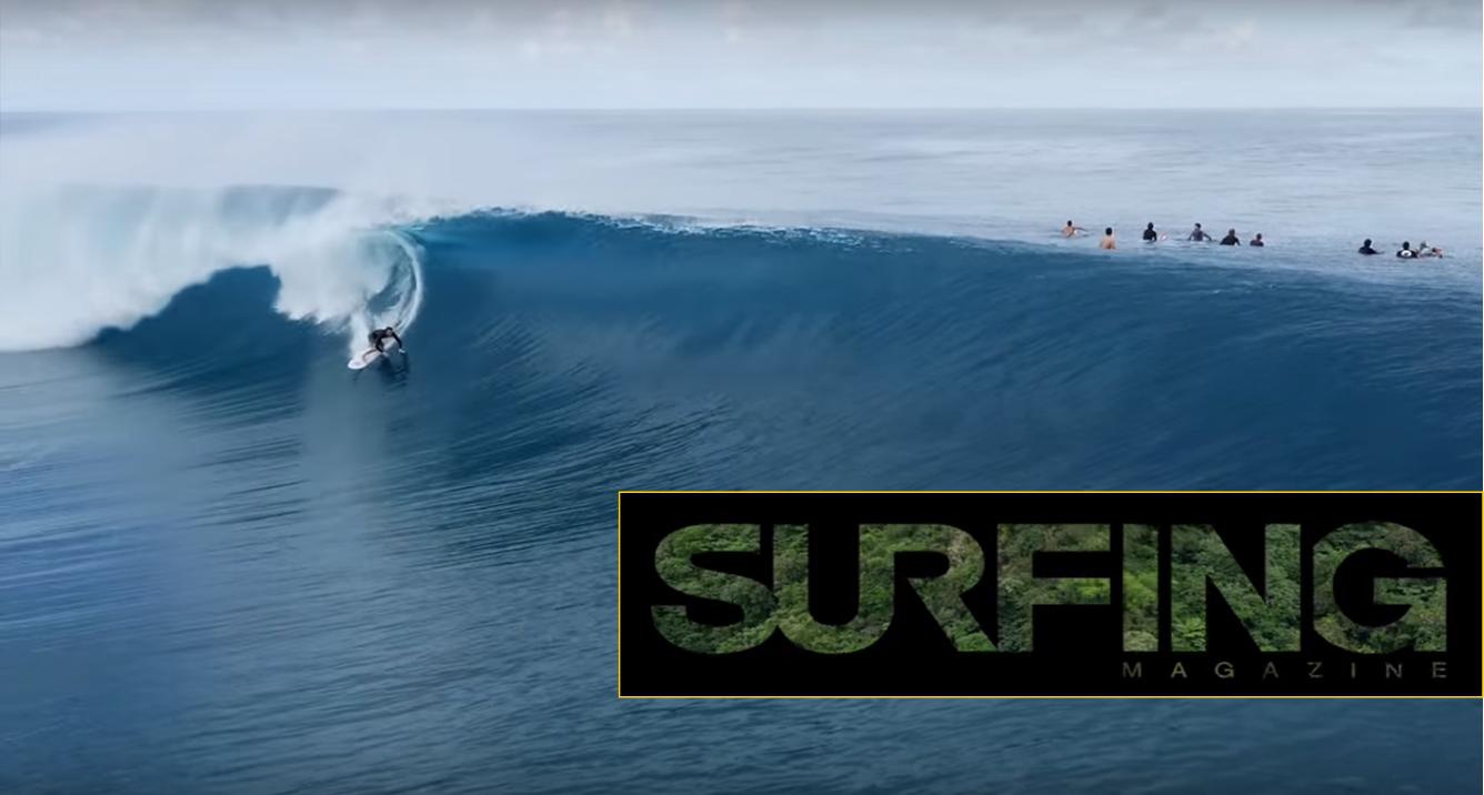 Video - Teahupo'o Du  Ciel # surfing