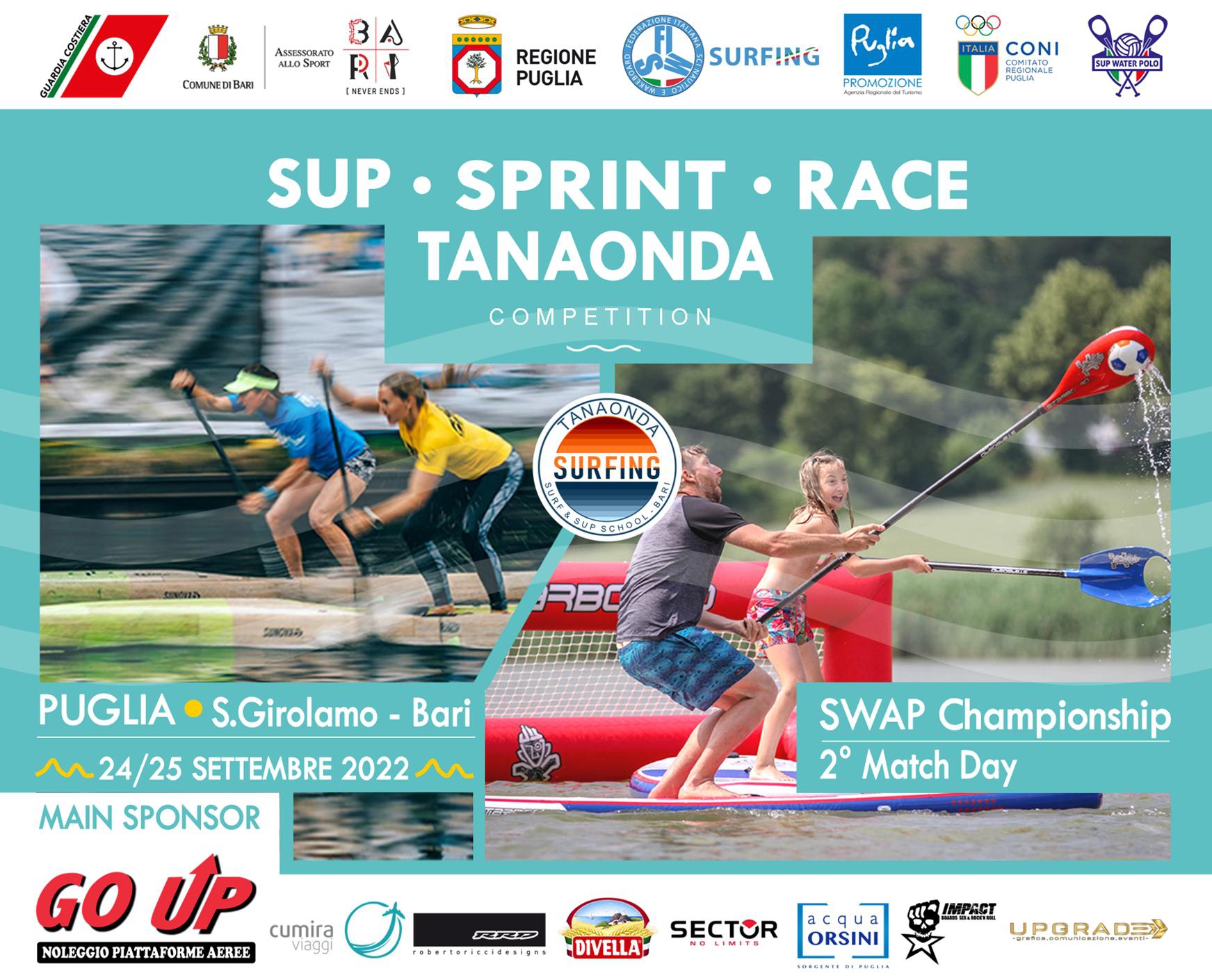 Tanaonda SUP SPrint Race 24 e 25 Settembre 2022