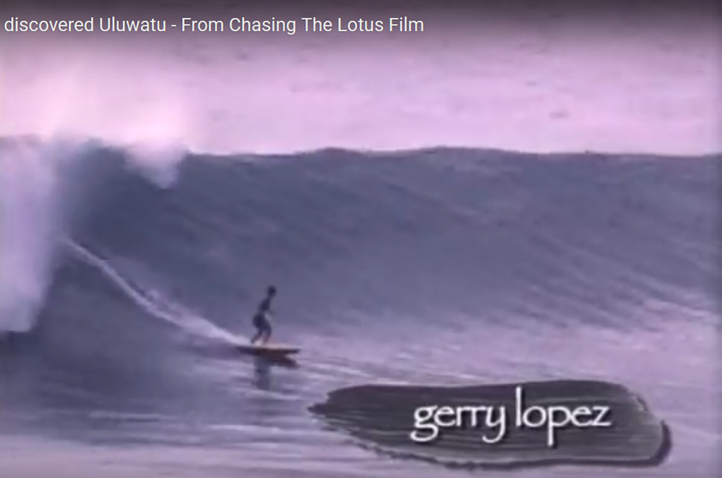 Gerry Lopez # Surfing in Bali, 1975
