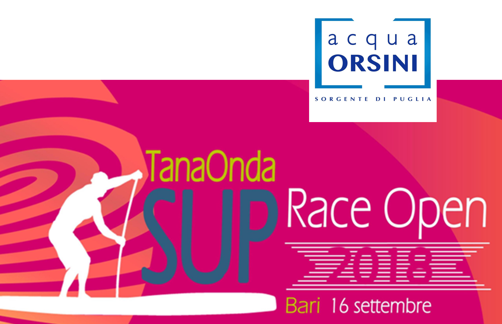 Sponsor ecologici / ACQUA ORSINI # Tanaonda SUP Race