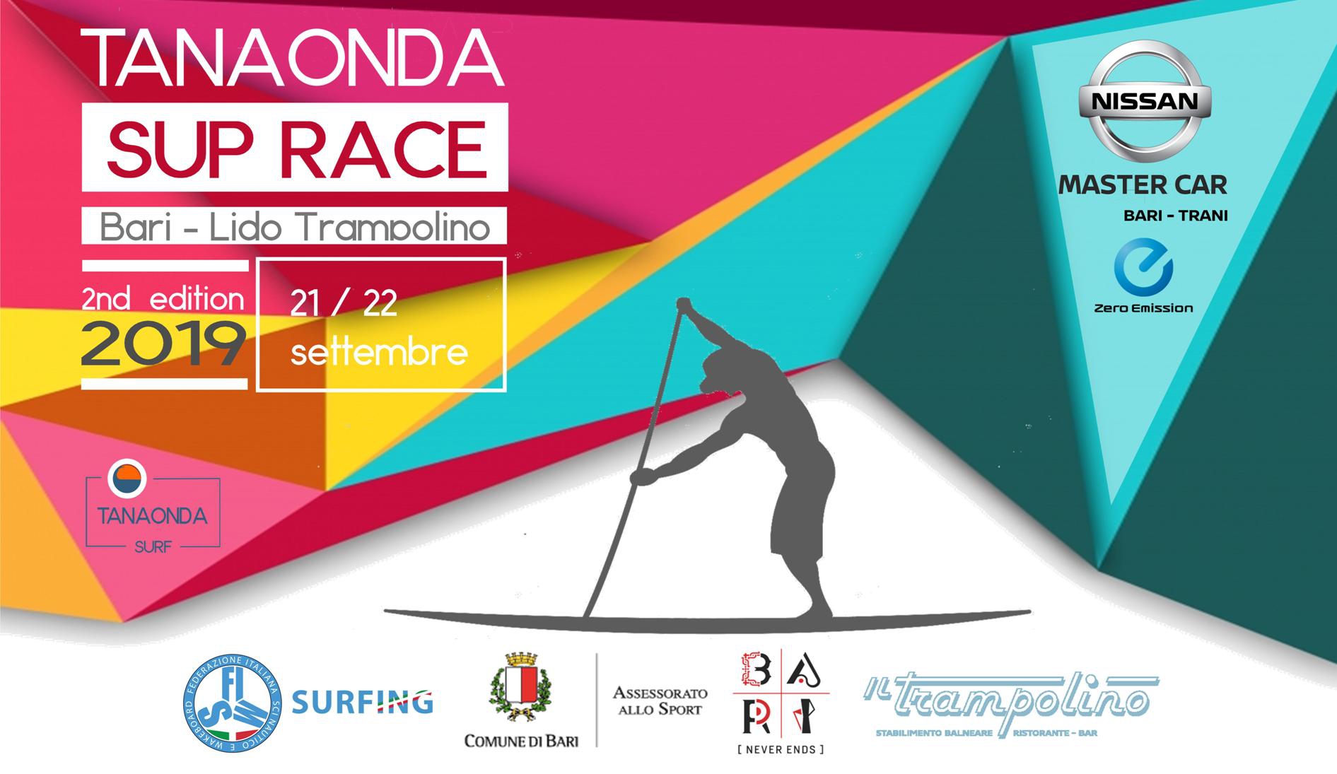 TANAONDA SUP RACE Bari 2019  2nd - 21/22 Settembre - Lido Il Trampolino