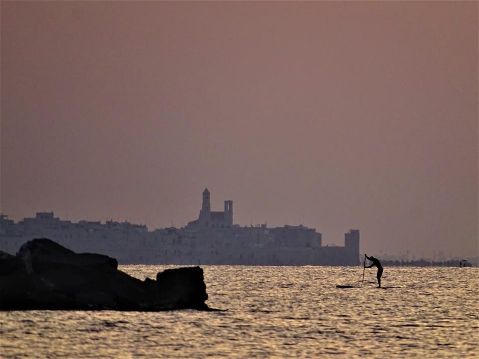 tramonto sup racecing allenamento