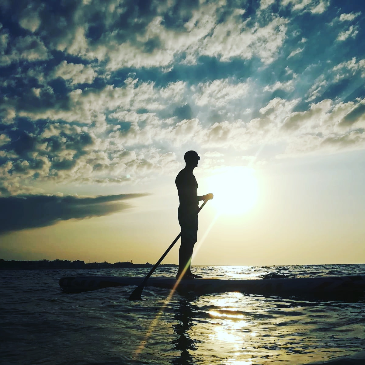 carmine barbetta SUP tramonto Bari Tanaonda