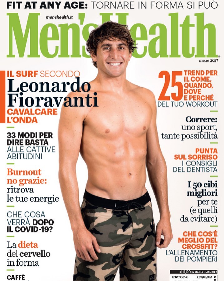 Fioravanti sulla copertina di Men's Health